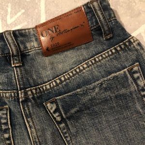 One Teaspoon 2020 high waisted denim skirt